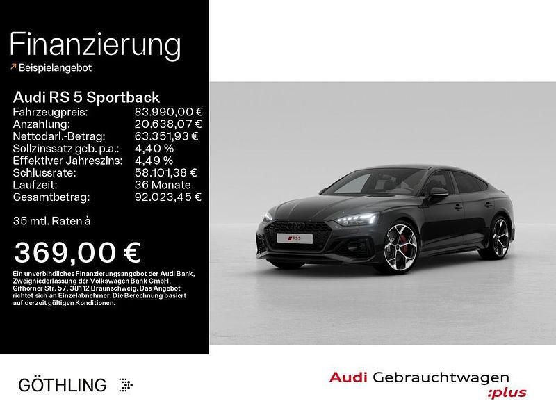 Metallic Gebraucht 2024 Audi RS5 Sportback Competition Limousine | 83.990 € (Teuer) - Bild 1/3