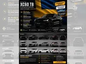 Neu Volvo XC60 455 PS (334 kW) 2026 Schwarz (onyx black|vapour grau|crystal white) SUV