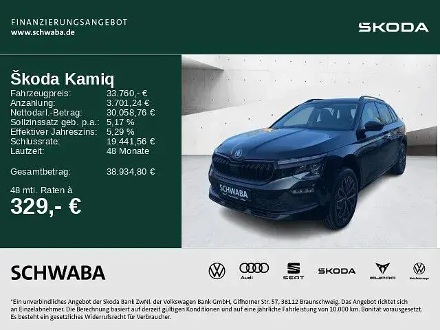 Gebraucht Skoda Kamiq Drive 150 PS (110 kW) 2026 Schwarz SUV