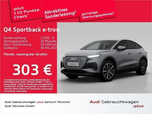 Kieselgrau Gebraucht 2024 Audi Q4 Sportback e-tron Ambiente SUV | 40.298 € (Guter Preis) - Bild 1/2