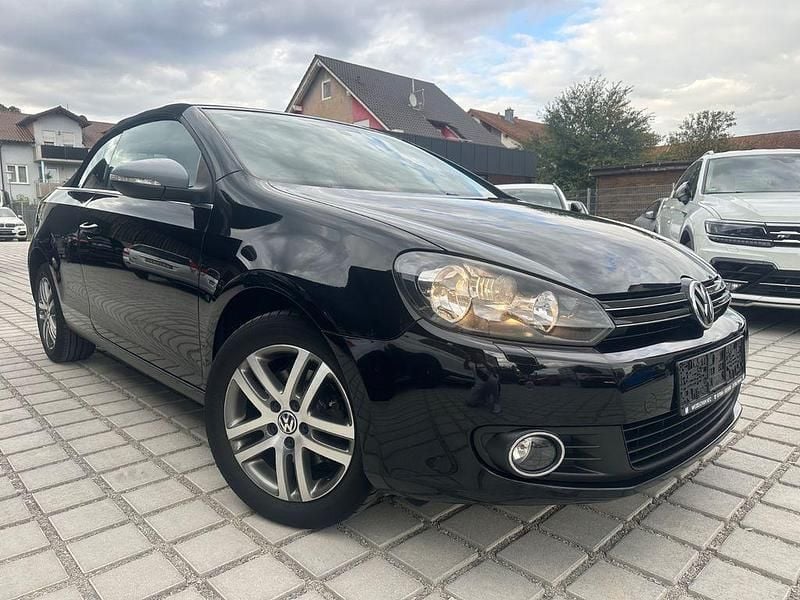 Schwarz Gebraucht 2012 VW Golf Cabriolet Cabrio | 4.499 € (Superpreis) - Bild 1/4