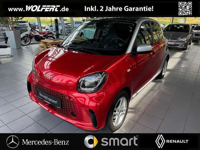 Cadmiumrotmetallic Gebraucht 2021 Smart ForFour Electric Drive Kleinwagen | 11.900 € (Etwas zu teuer) - Bild 1/4