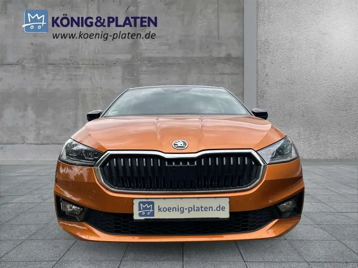 Gebraucht Skoda Fabia First Edition 110 PS (80 kW) 2021 Phoenixorange Kleinwagen