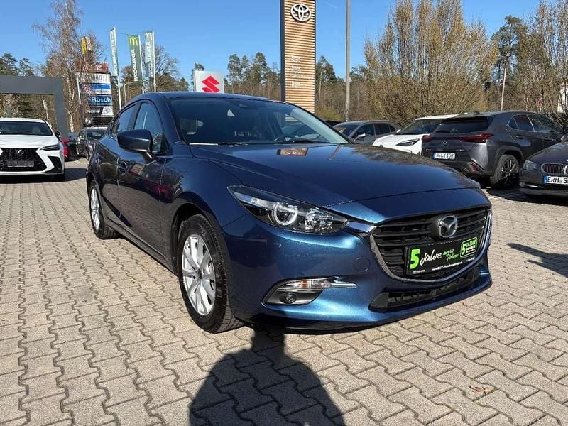Gebraucht Mazda 3 Center-Line 120 PS (88 kW) 2018 Eternal blue metallic Limousine