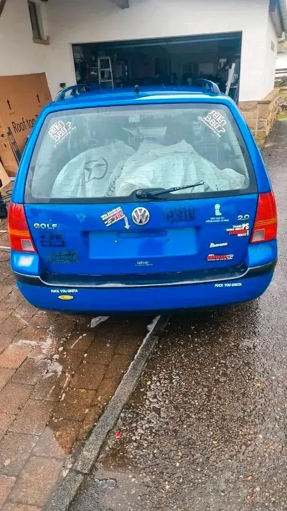 Gebraucht VW Golf IV 115 PS (84 kW) 2000 Blau Kombi