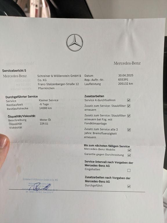 Gebraucht Mercedes V220 Edition 163 PS (119 kW) 2017 Schwarz Van / Kleinbus