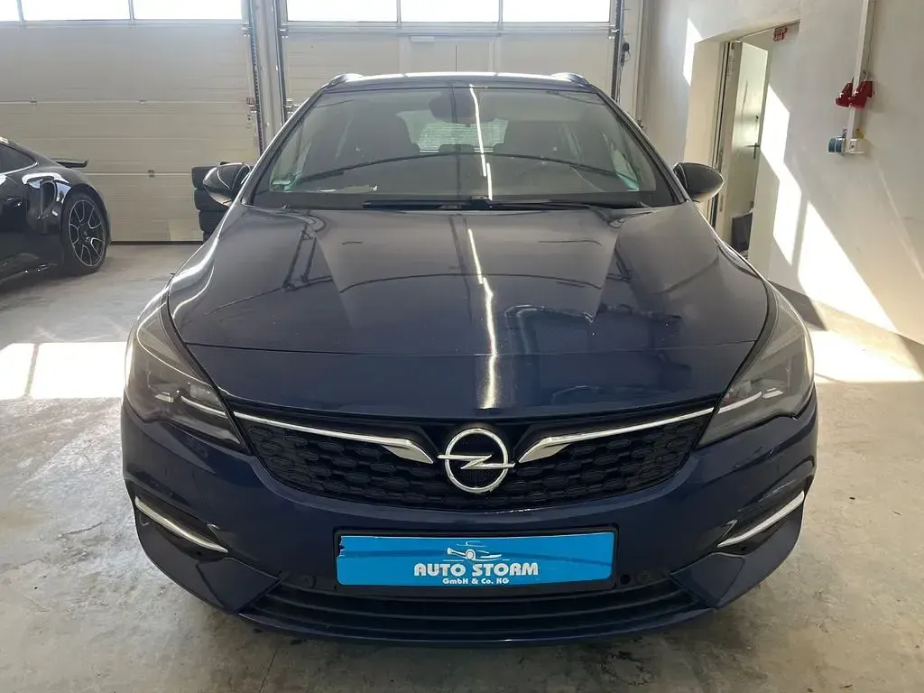 Gebraucht Opel Astra Edition 122 PS (89 kW) 2021 Nautic blau Kombi