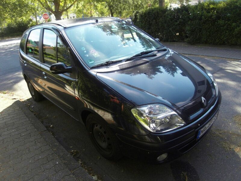 Gebraucht Renault Scénic 107 PS (78 kW) 2002 Blau metallic Van / Kleinbus
