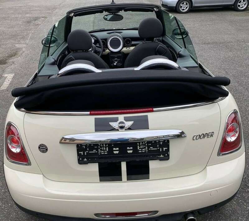 Weiß Gebraucht 2014 Mini Cooper Cabriolet Cabrio | 9.200 € (Guter Preis) - Bild 1/4