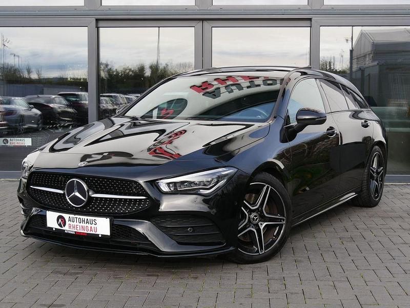 Schwarz Gebraucht 2019 Mercedes CLA220 AMG line Limousine | 28.800 € (Fairer Preis) - Bild 1/4