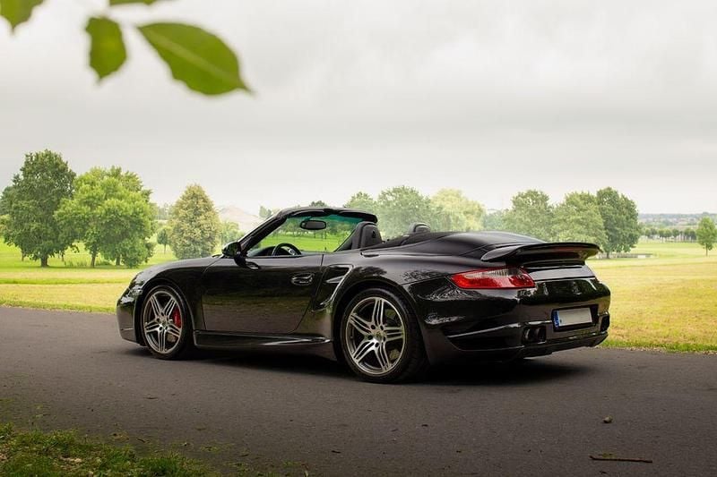 Schwarz Gebraucht 2008 Porsche 997 Turbo Cabrio | 71.000 € (Superpreis) - Bild 1/4