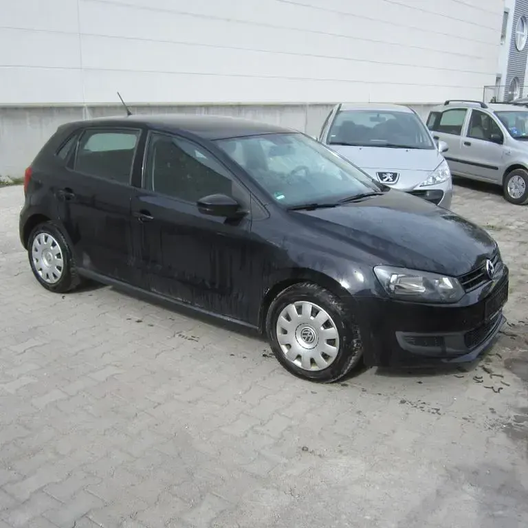 Gebraucht VW Polo Trendline 60 PS (44 kW) 2011 Schwarz Kleinwagen