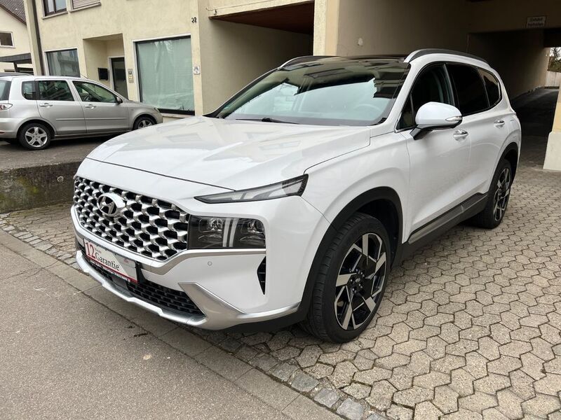 Weiß Gebraucht 2021 Hyundai Santa Fe Prime SUV | 26.600 € (Guter Preis) - Bild 1/4