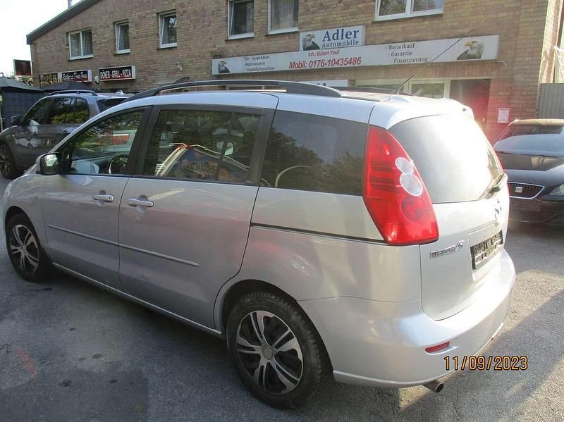 Gebraucht Mazda 5 Exclusive 116 PS (85 kW) 2006 Satinsilber metallic Van / Kleinbus