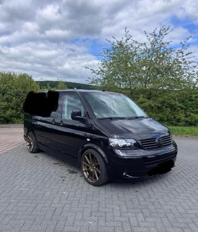 Schwarz Gebraucht 2004 VW T5 Highline Van | 17.999 € - Bild 1/4
