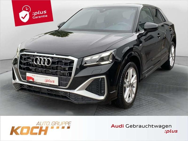 Mythosschwarz metallic Gebraucht 2025 Audi Q2 S-Line SUV | 37.790 € (Superpreis) - Bild 1/2