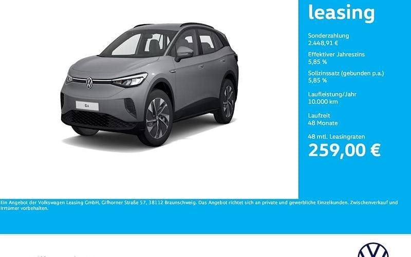 Grau Gebraucht 2021 VW ID.4 Pro Performance SUV | 26.263 € (Guter Preis) - Bild 1/4