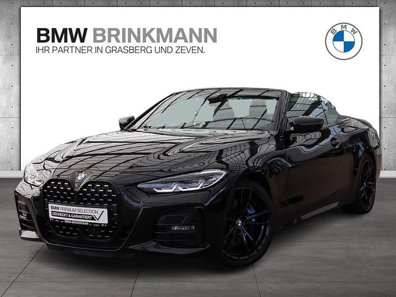 Schwarz Gebraucht 2021 BMW 430 Cabriolet M Sport Cabrio | 39.499 € (Fairer Preis) - Bild 1/3