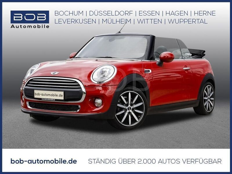 Rot (dunkelrot) Gebraucht 2017 Mini One Cabriolet Cabrio | 16.890 € (Fairer Preis) - Bild 1/3