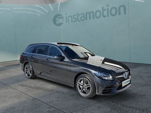 Grau Gebraucht 2021 Mercedes C300e AMG Kombi | 33.700 € (Teuer) - Bild 1/2