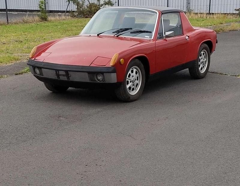 Rot Gebraucht 1972 Porsche 914 Cabrio | 14.400 € - Bild 1/4