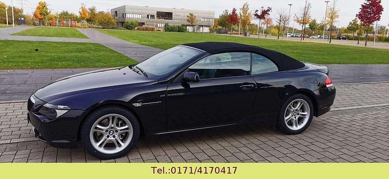 Gebraucht BMW 630 Cabriolet 258 PS (189 kW) 2006 Black saphire metallic Cabrio