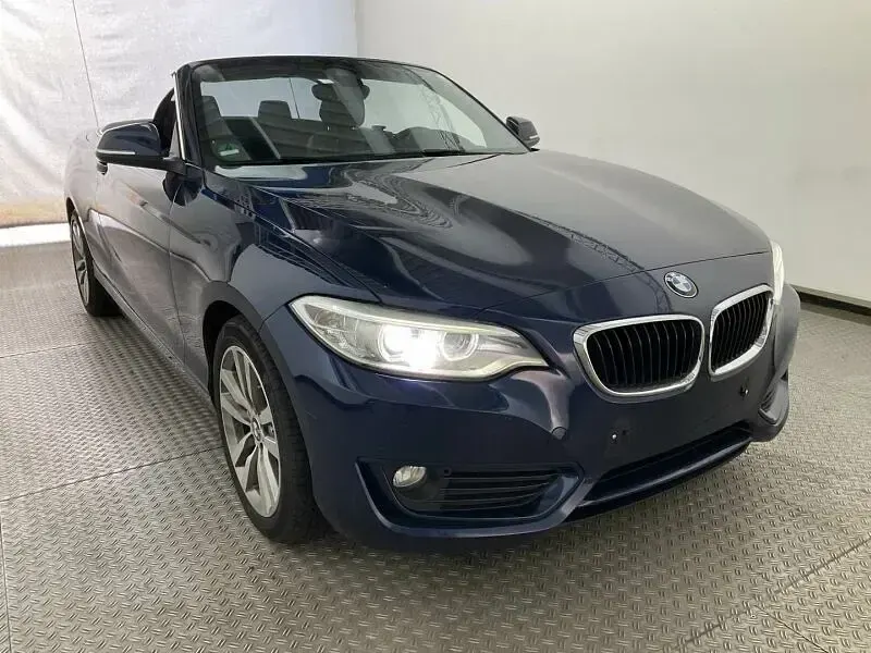 Gebraucht BMW 220 Advantage 190 PS (139 kW) 2016 Tiefseeblau met. Cabrio