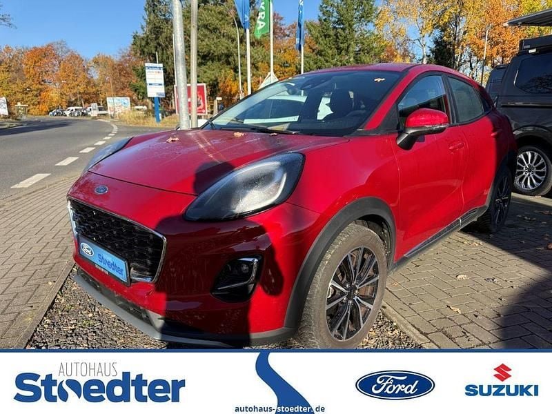 Rot Gebraucht 2021 Ford Puma Titanium SUV | 15.990 € (Fairer Preis) - Bild 1/4