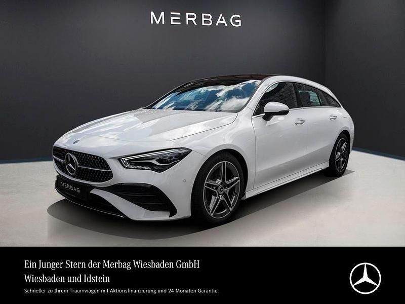 Polarweiß Gebraucht 2024 Mercedes CLA200 Shooting Brake AMG line Kombi | 33.890 € (Fairer Preis) - Bild 1/4