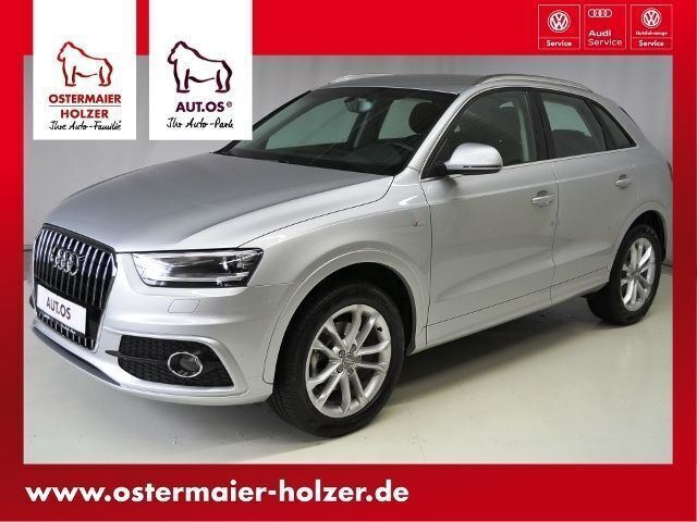 Silber metallic Gebraucht 2014 Audi Q3 S-Line SUV | 23.480 € (Teuer) - Bild 1/4
