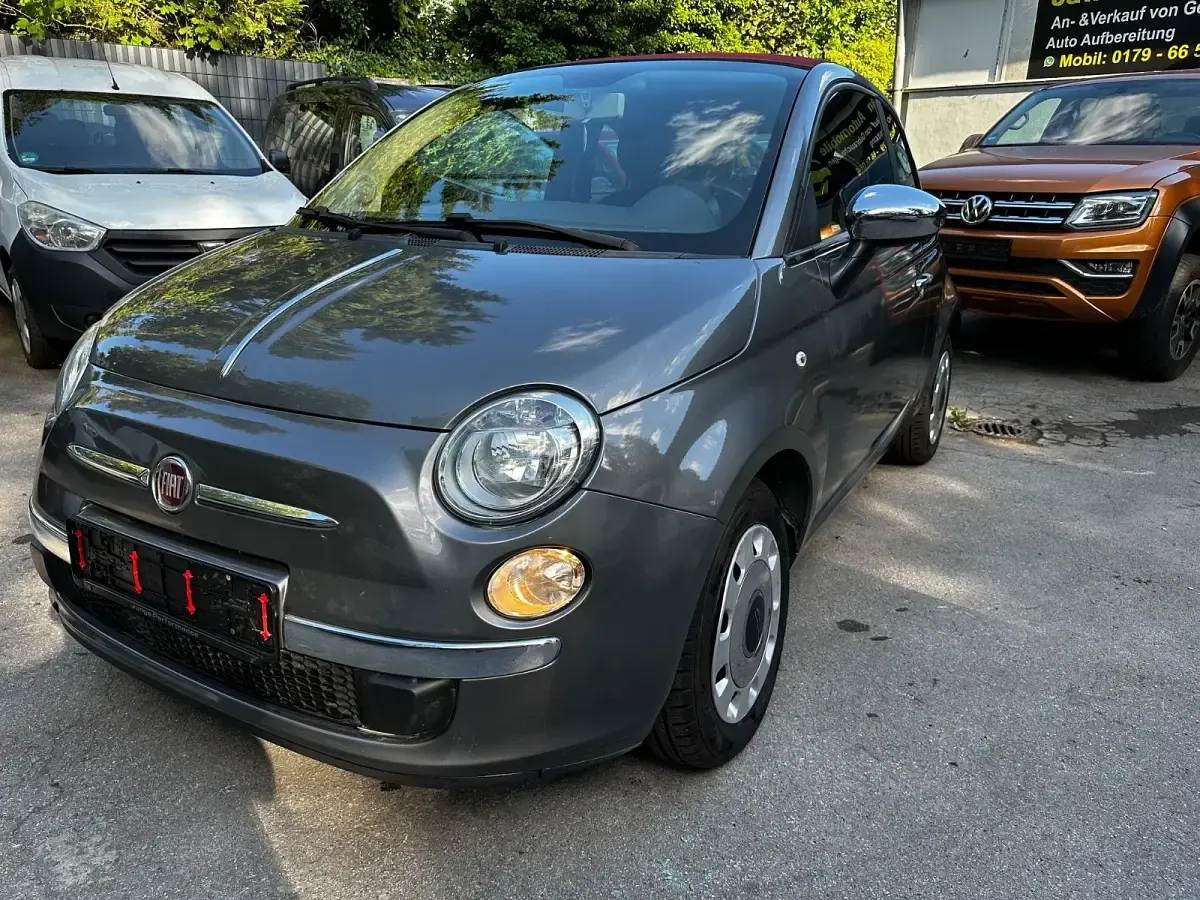 Gebraucht Fiat 500 69 PS (50 kW) 2013 Grau Cabrio