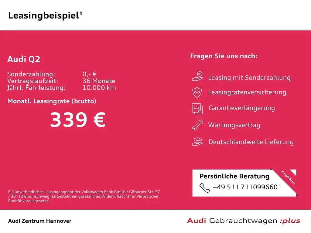 Gebraucht Audi Q2 S-Line 190 PS (139 kW) 2025 0e mythosschwarz metallic SUV