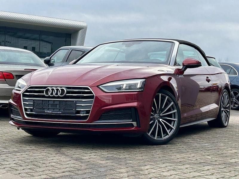 Rot Gebraucht 2018 Audi A5 Cabriolet S-Line Cabrio | 24.850 € (Guter Preis) - Bild 1/4