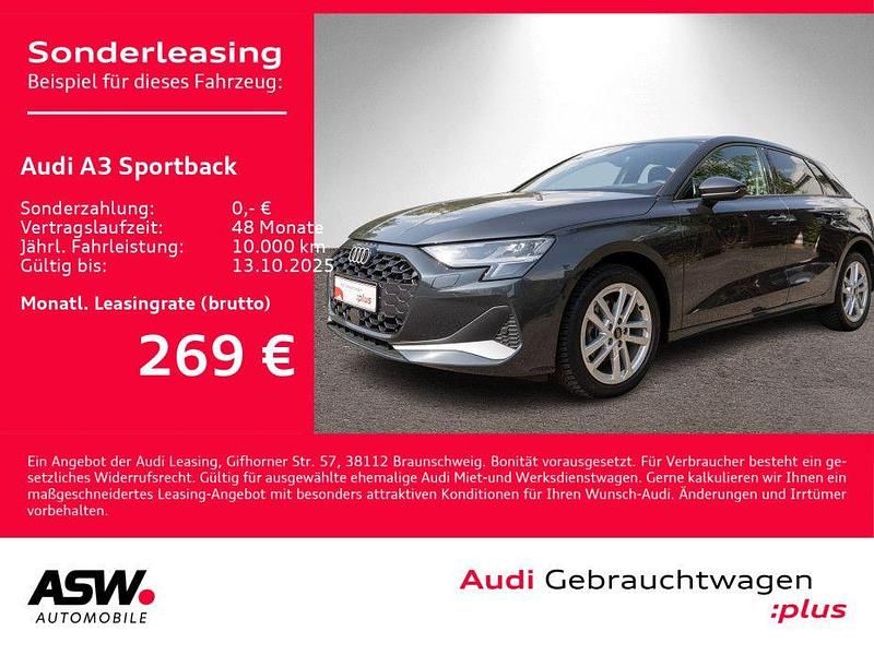 Manhattangrau metallic Gebraucht 2024 Audi A3 Advanced Plus Limousine | 32.930 € (Fairer Preis) - Bild 1/4