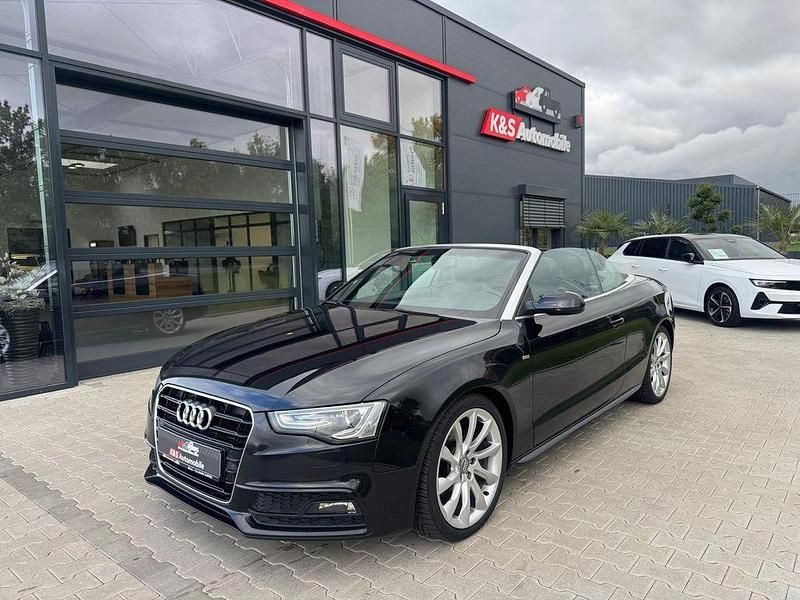 Schwarz Gebraucht 2015 Audi A5 Cabriolet S-Line Cabrio | 12.990 € (Fairer Preis) - Bild 1/4