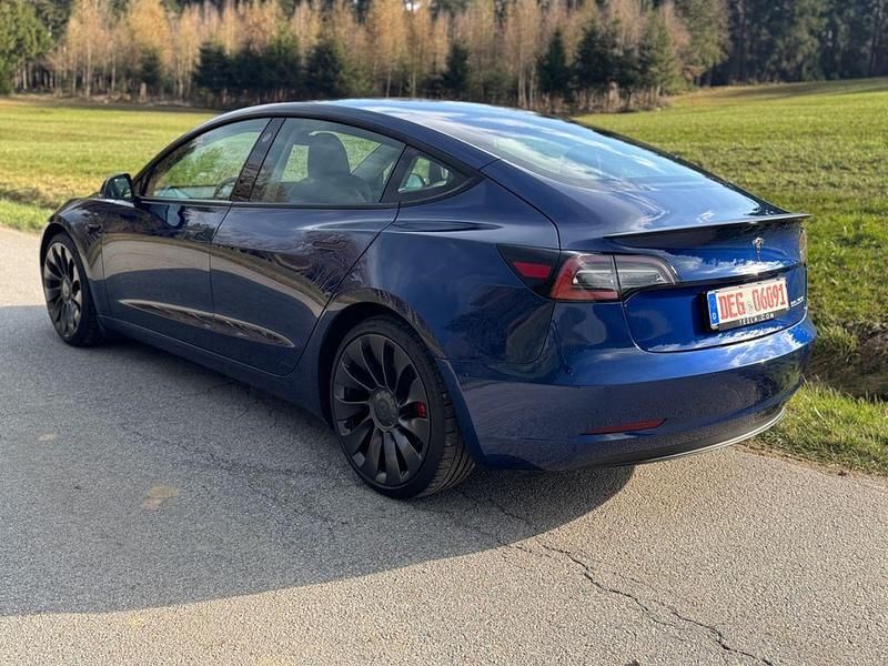 Gebraucht Tesla Model 3 Performance 377 kW (513 PS) 2020 Blau Limousine