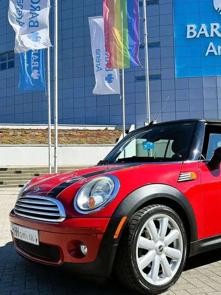 Brugt Mini Cooper Cabriolet 116 HK (85 kW) 2009 Rød Cabriolet