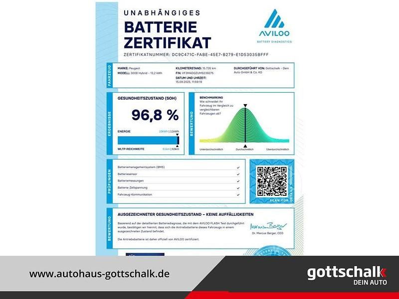 Gebraucht Peugeot 3008 GT 224 PS (164 kW) 2021 Blau SUV