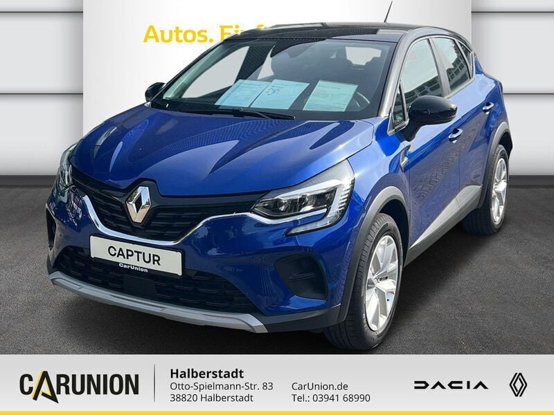 Ironblau metallic, black pearlschwarz metallic Gebraucht 2023 Renault Captur Equilibre SUV | 20.995 € (Guter Preis) - Bild 1/4