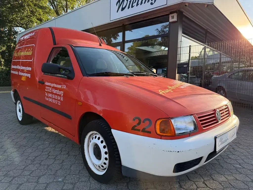 Gebraucht VW Caddy 64 PS (47 kW) 2002 Rot Van / Kleinbus