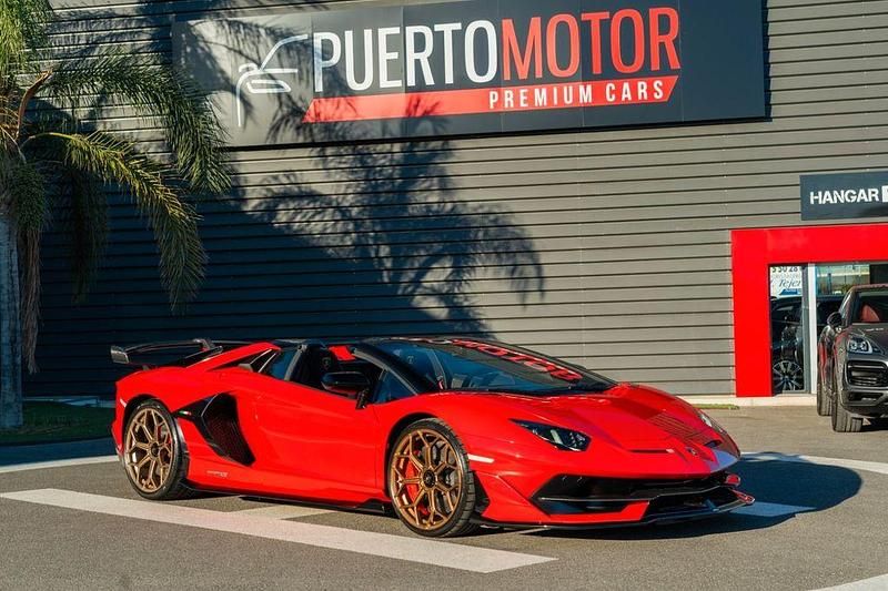 Rot Gebraucht 2021 Lamborghini Aventador Cabrio | 619.999 € - Bild 1/4
