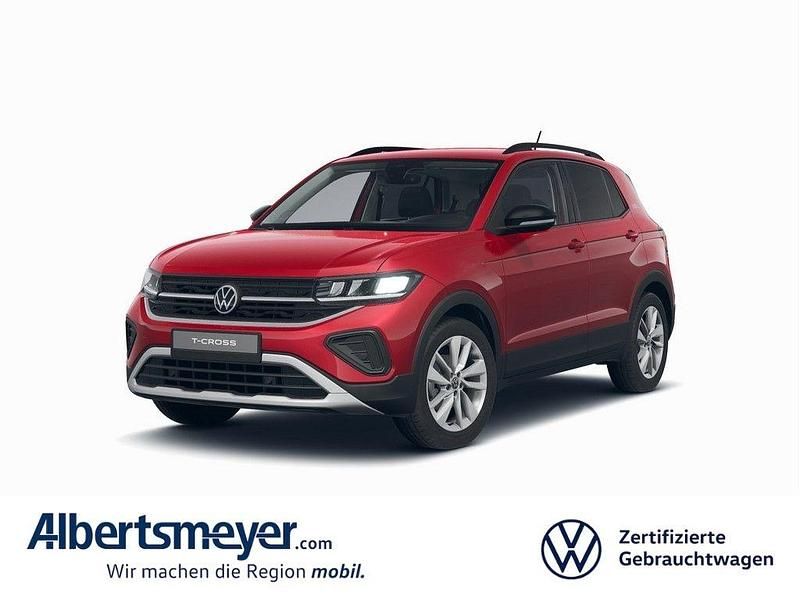 Rot Gebraucht 2024 VW T-Cross Goal SUV | 21.799 € (Fairer Preis) - Bild 1/4