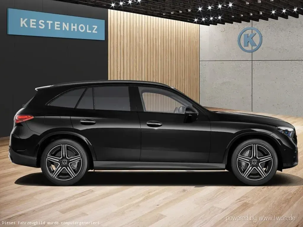 Gebraucht Mercedes GLC300e AMG 313 PS (230 kW) 2023 Obsidianschwarz SUV