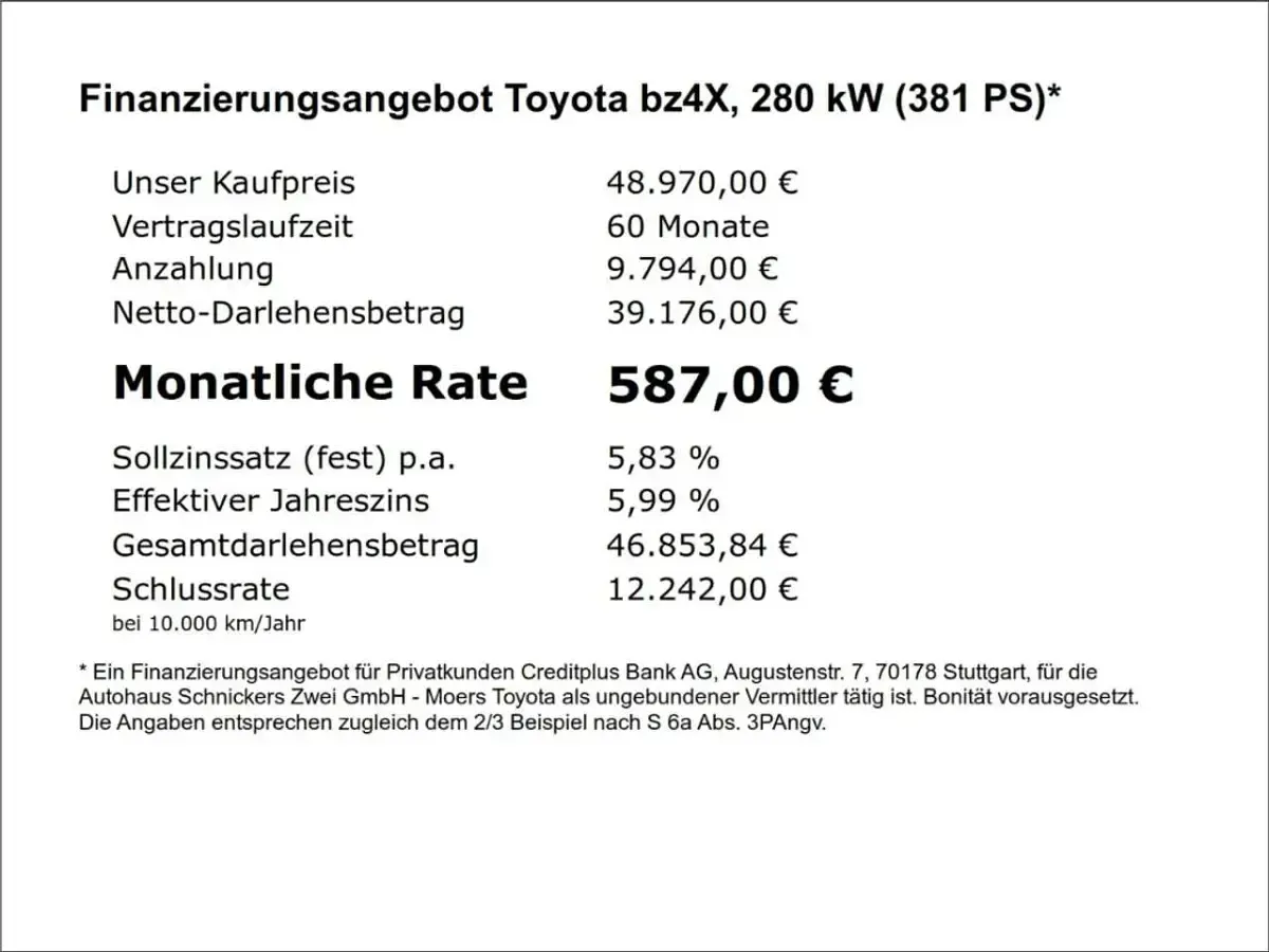 Gebraucht Toyota bZ4X Lounge 280 kW (381 PS) 2026 Precious grey metallic SUV