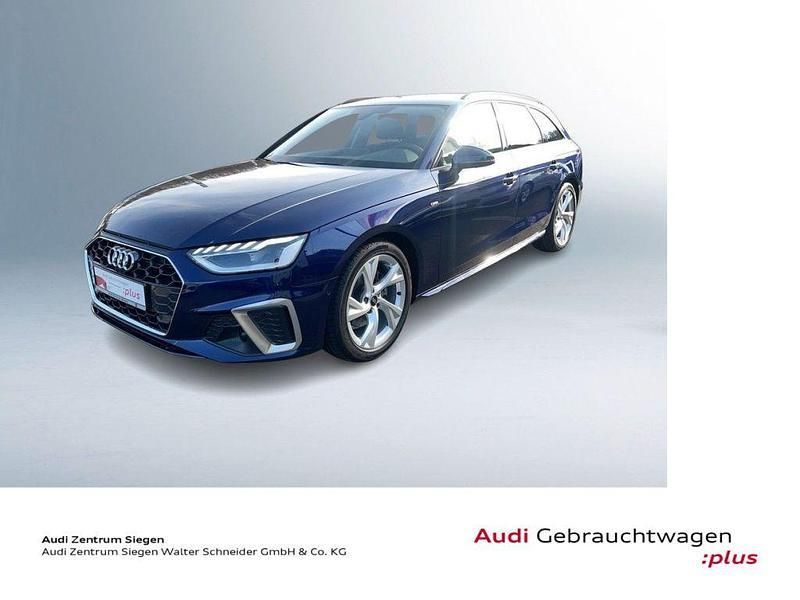 Navarrablau metallic Gebraucht 2024 Audi A4 S-Line Kombi | 36.910 € (Fairer Preis) - Bild 1/4