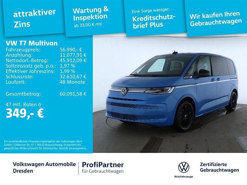 Gebraucht VW Multivan Style 150 PS (110 kW) 2025 Blau Van