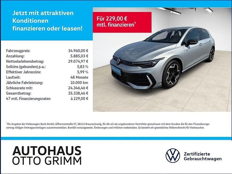 Silber Gebraucht 2024 VW Golf VIII R-line Limousine | 34.960 € (Etwas zu teuer) - Bild 1/4