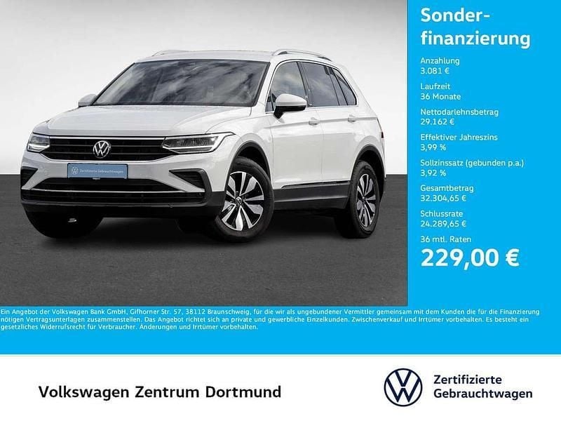 Pure white Gebraucht 2023 VW Tiguan Move SUV | 32.243 € (Guter Preis) - Bild 1/4