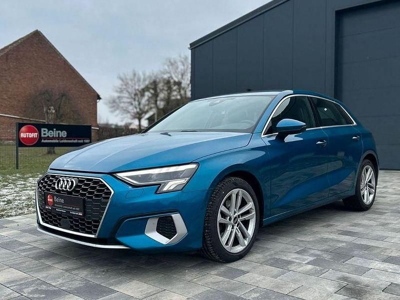 Usata Audi A3 Advanced 150 CV (110 kW) 2021 Blu Berlina