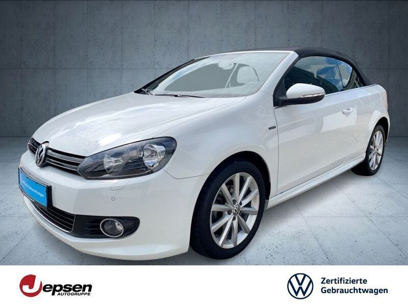 Pure white Gebraucht 2016 VW Golf Cabriolet LOUNGE Cabrio | 11.470 € (Fairer Preis) - Bild 1/4